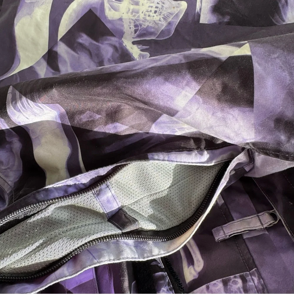 686 ACC X-Ray Jacket Purple Snowboard Ski Bones Michael Akira West Distressed XL - Picture 12 of 16